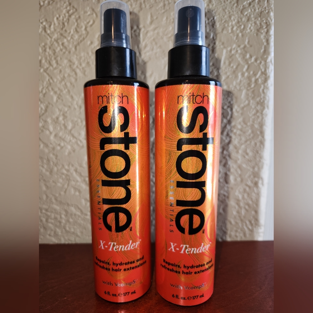 Mitch stone X-tender with VcompS.  For hair extensions. 2 bottles. NEW